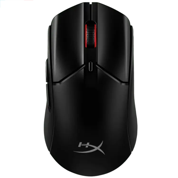 MOUSE INALÁMBRICO GAMER HYPERX PULSEFIRE HASTE 2 WIRELESS 26K DPI RGB 2.4GHZ BLUETOOTH USB NEGRO