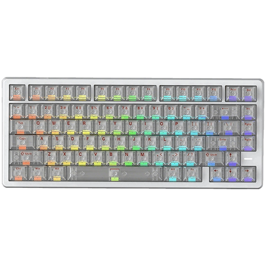 Teclado Magnético IROK MARS75 PRO 75% 8000Hz RGB Switch Starlight Blanco Inglés US