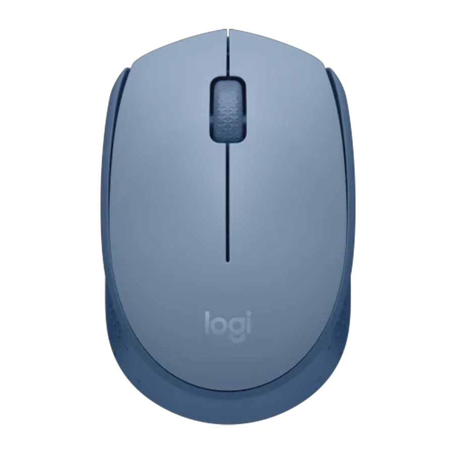 MOUSE INALÁMBRICO LOGITECH M170 COMPACTO AZUL GRISÁCEO