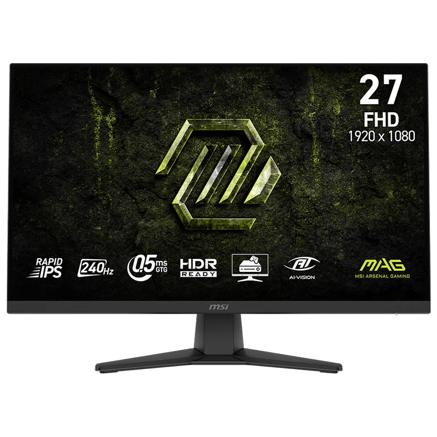 MONITOR GAMER MSI MAG 272F X24 27" FHD 240HZ 0.5MS RAPID IPS FREESYNC PREMIUM