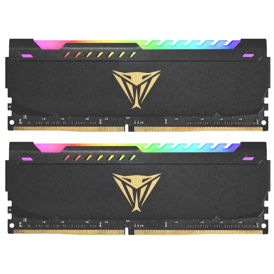 MEMORIA RAM PATRIOT VIPER STEEL RGB DDR4 KIT 16GB (2X8GB) 3600MHZ CL20