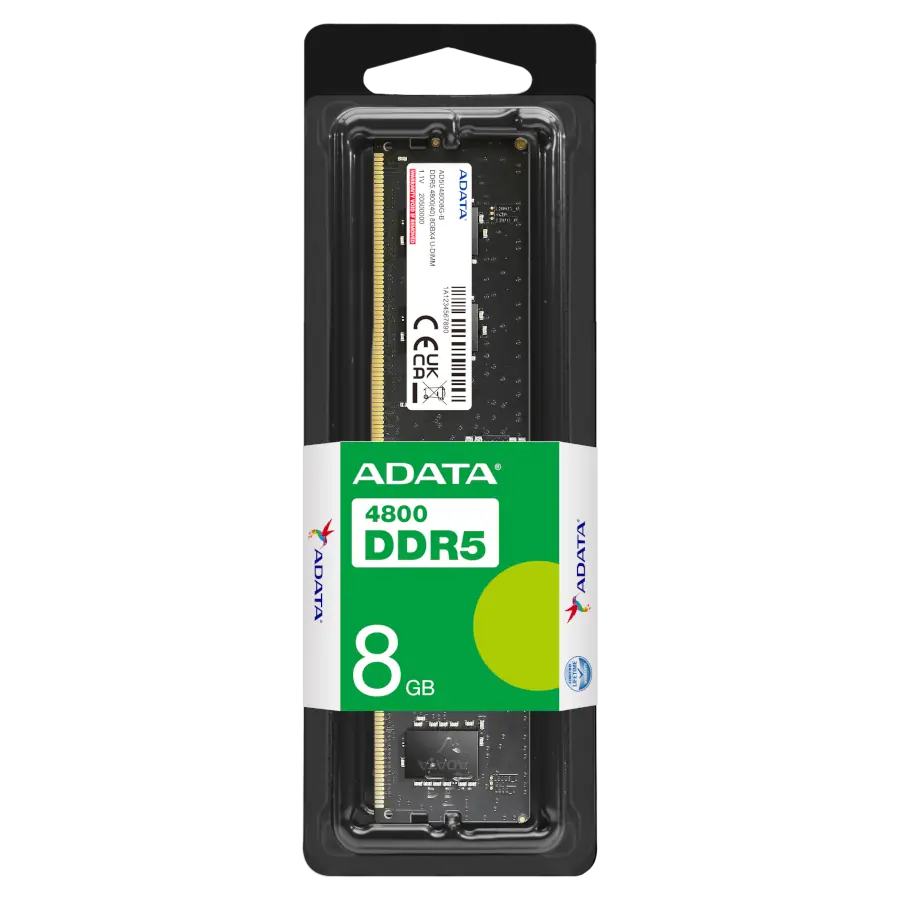Memoria RAM ADATA DDR5 8GB 4800 CL40 1.1V