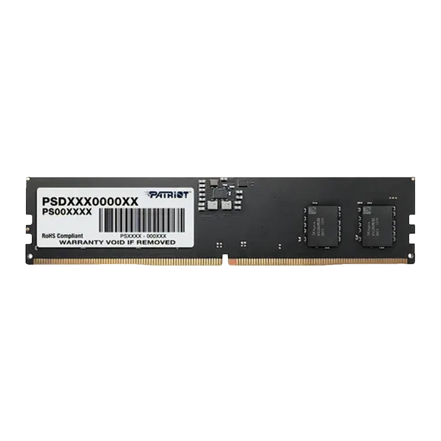 MEMORIA RAM PATRIOT SIGNATURE LINE DDR5 8GB 4800MHZ CL40 1.1V NEGRO