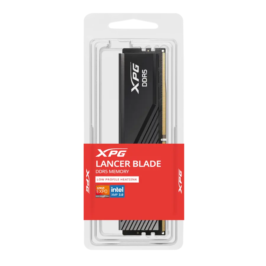 MEMORIA RAM XPG LANCER BLADE DDR5 16GB 6000MT/S CL48 1.25V EXPO XMP NEGRO