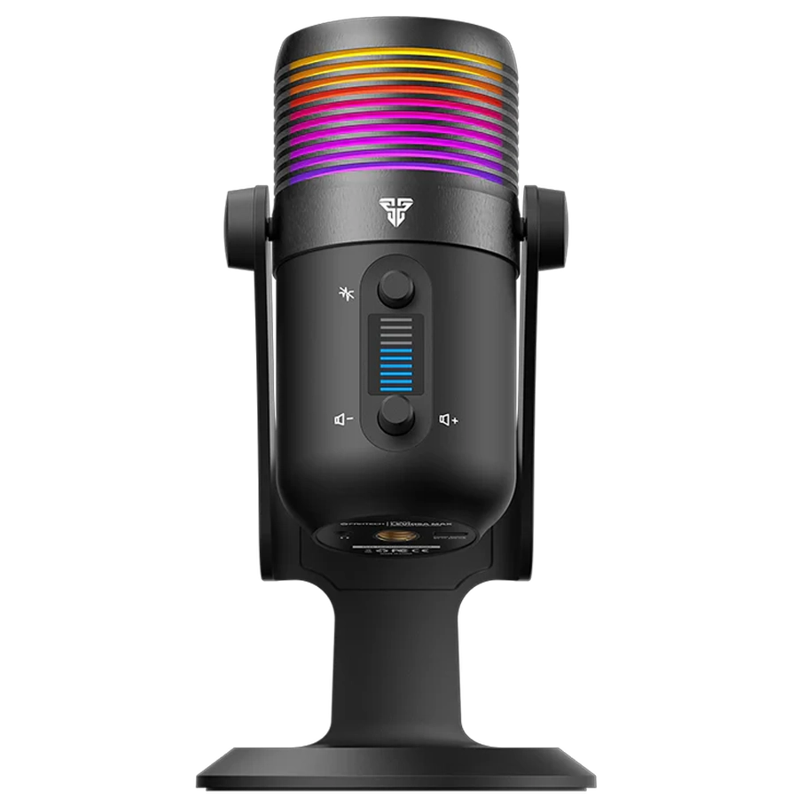 Micrófono Fantech Leviosa Max MCX03 Condensador Cardioide USB-C 192/24 RGB Negro c/ Base