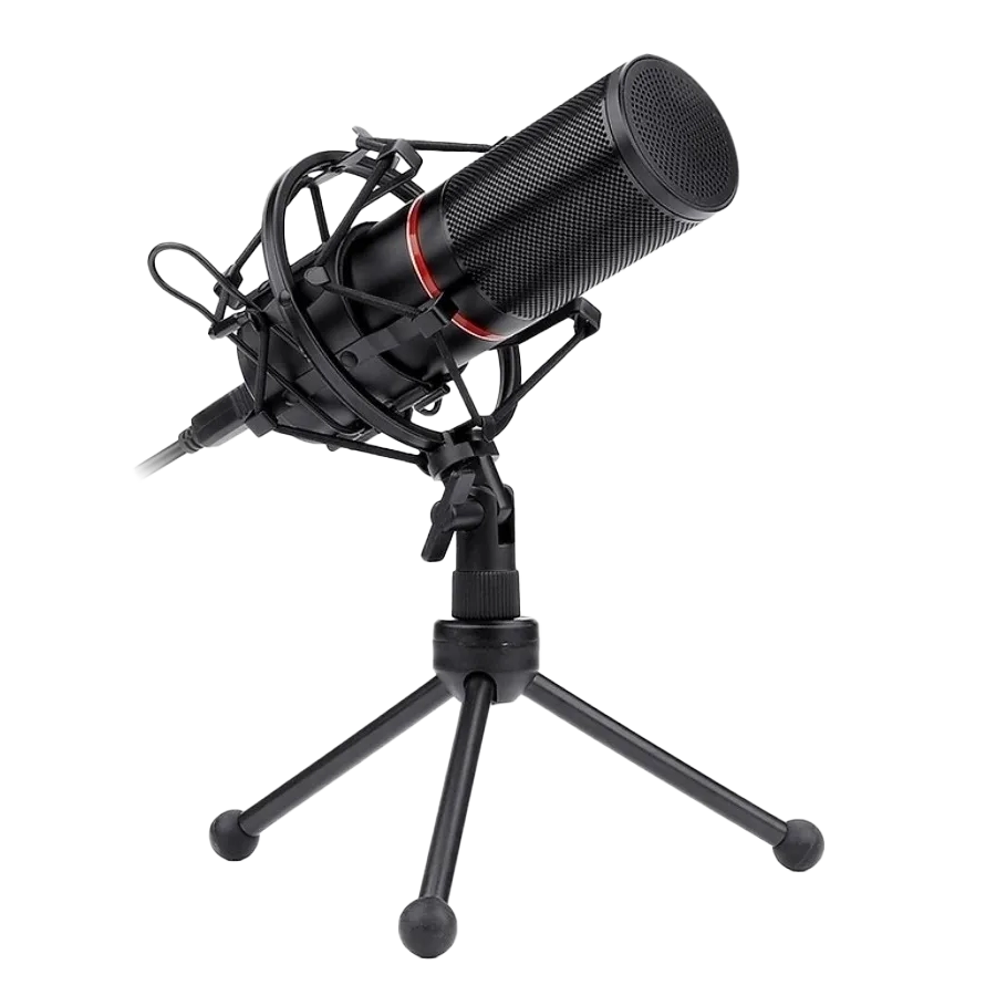 MICRÓFONO REDRAGON BLAZAR GM300 CONDENSADOR CARDIOIDE USB C/ TRÍPODE + SHOCK MOUNT + FILTRO POP