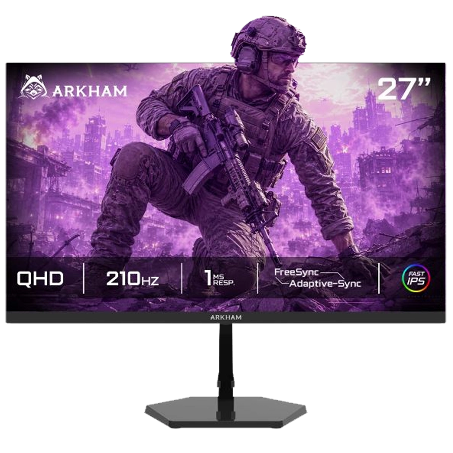 MONITOR ARKHAM ARK27210QI8 27" QHD 2K 210HZ 1MS FAST IPS HDR FREESYNC