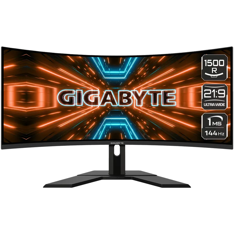 Monitor Curvo Gamer GIGABYTE G34WQC A 34" UltraWide QHD 1440p 144Hz 1ms LED VA