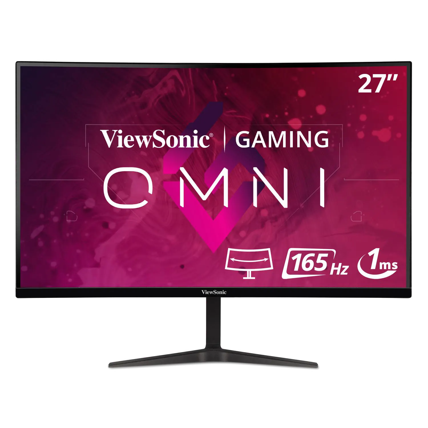 Monitor Curvo Gamer ViewSonic VX2718-PC-MHD OMNI 27" FHD 1080p 165Hz 1ms LED MVA Adaptive Sync