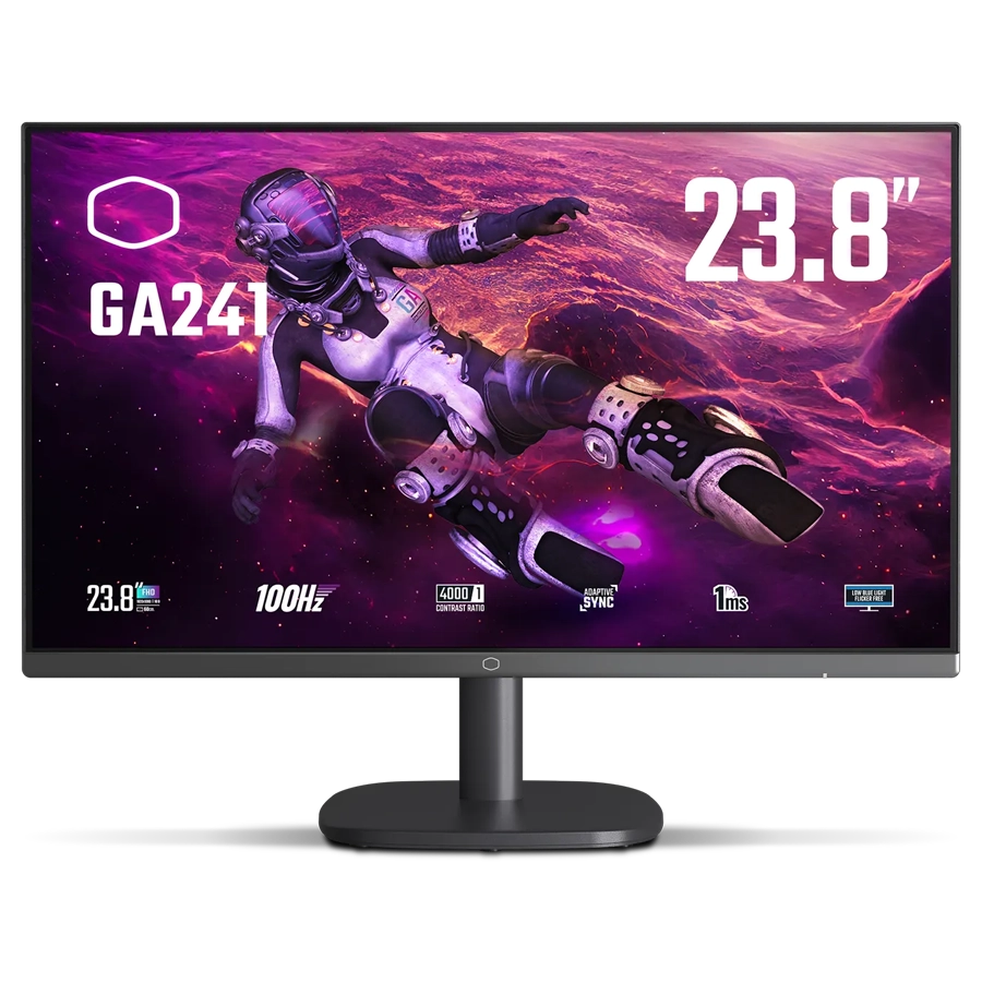 MONITOR GAMER COOLER MASTER GA241 24" FHD 100HZ 1MS VA ADAPTIVE SYNC
