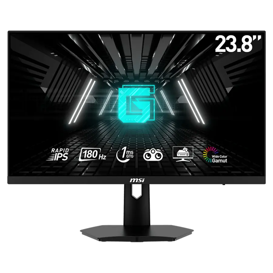 MONITOR GAMER MSI G244F E2 24" FHD 180HZ 1MS RAPID IPS ADAPTIVE SYNC