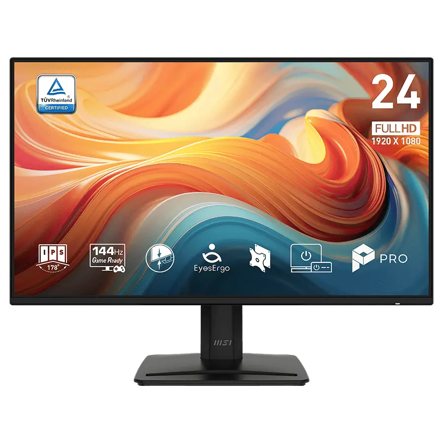 Monitor Profesional MSI PRO MP242 E14A 24" FHD 144Hz 1ms IPS HDR Adaptive Sync