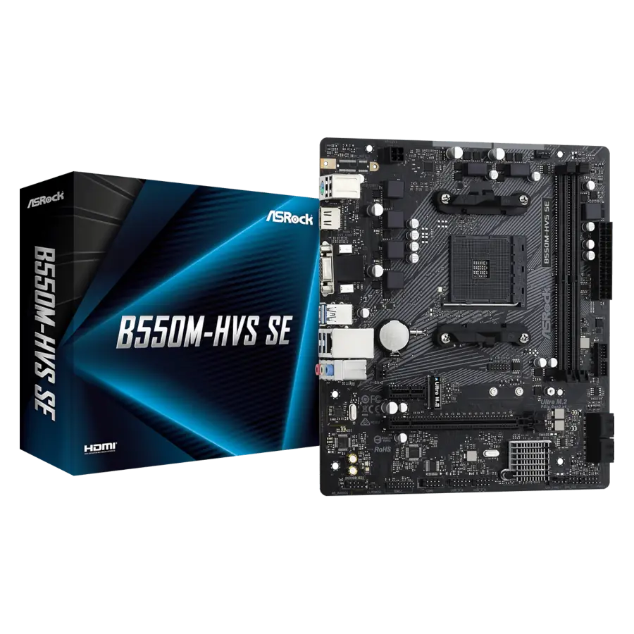 Motherboard ASRock B550M-HVS SE mATX AMD AM4