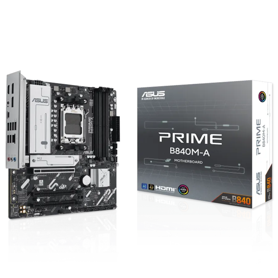 Motherboard ASUS PRIME B840M-A mATX AMD AM5 DDR5 PCIe 4.0 LAN 2.5Gb