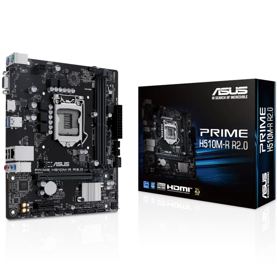 Motherboard ASUS PRIME H510M-R R2.0 Intel LGA1200 H470 DDR4 PCIe 4.0