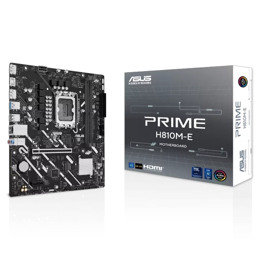 Motherboard ASUS PRIME H810M-E Intel LGA1851 mATX DDR5 PCIe 4.0 M.2 Gen4