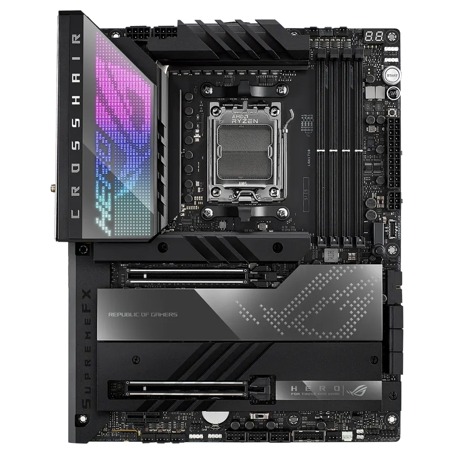 Motherboard ASUS ROG CROSSHAIR X670E HERO DDR5 PCIe 5.0 WiFi 6E BT 5.3 USB4 ATX AMD AM5
