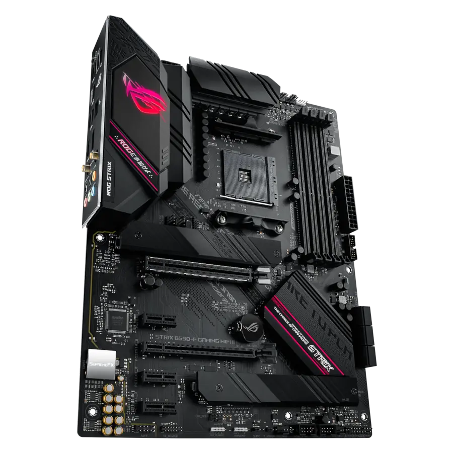Motherboard ASUS ROG STRIX B550-F GAMING WIFI II ATX AMD AM4 Wi-Fi 6E LAN 2.5G PCIe 4.0 USB 3.2 Gen2