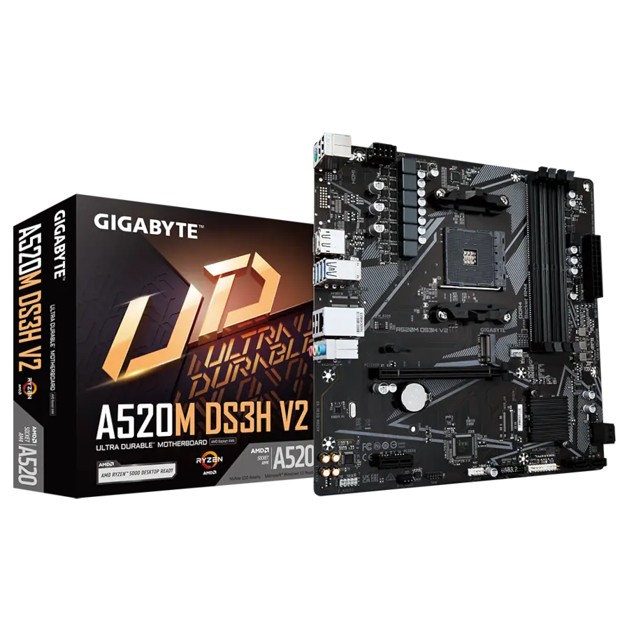 Motherboard GIGABYTE A520M DS3H V2 rev 1.1 mATX AMD AM4