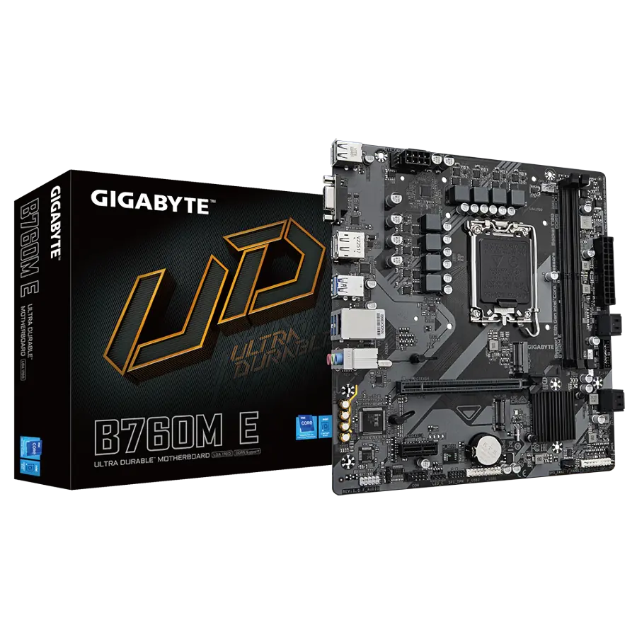 Motherboard GIGABYTE B760M E DDR5 mATX Intel LGA1700
