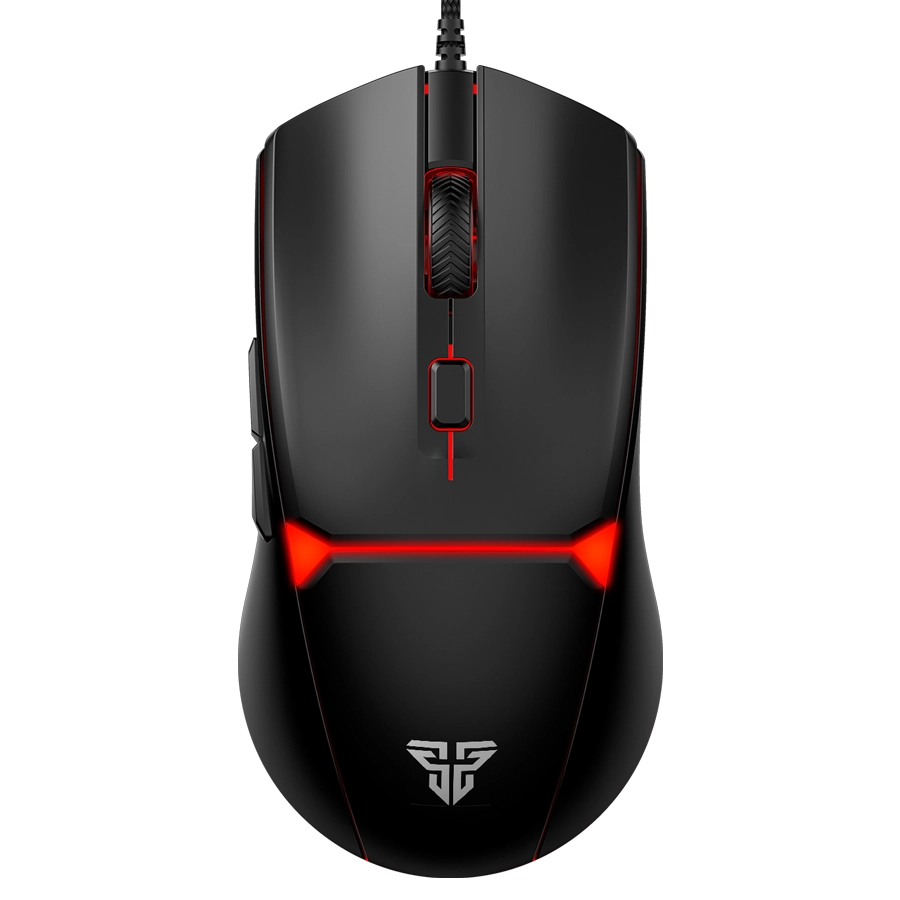 Mouse Gamer Fantech CRYPTO II VX7V2 Luz Rainbow 8K DPI 6 Botones USB Negro