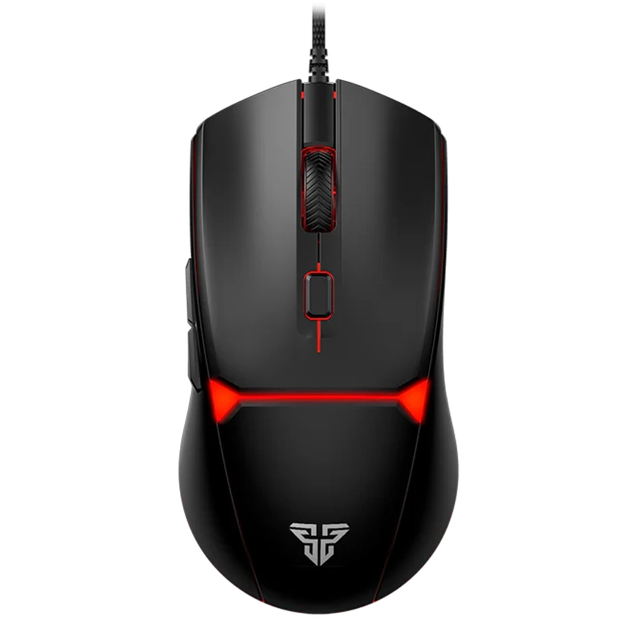 MOUSE GAMER FANTECH CRYPTO II VX7V2 LUZ RAINBOW 8K DPI 6 BOTONES USB NEGRO