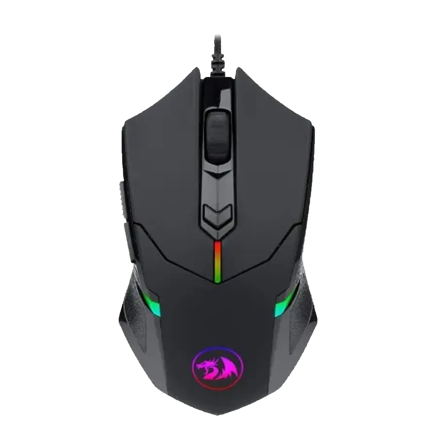 Mouse Gamer Redragon Centrophorus2 M601 RGB 7200dpi 6 Botones Negro