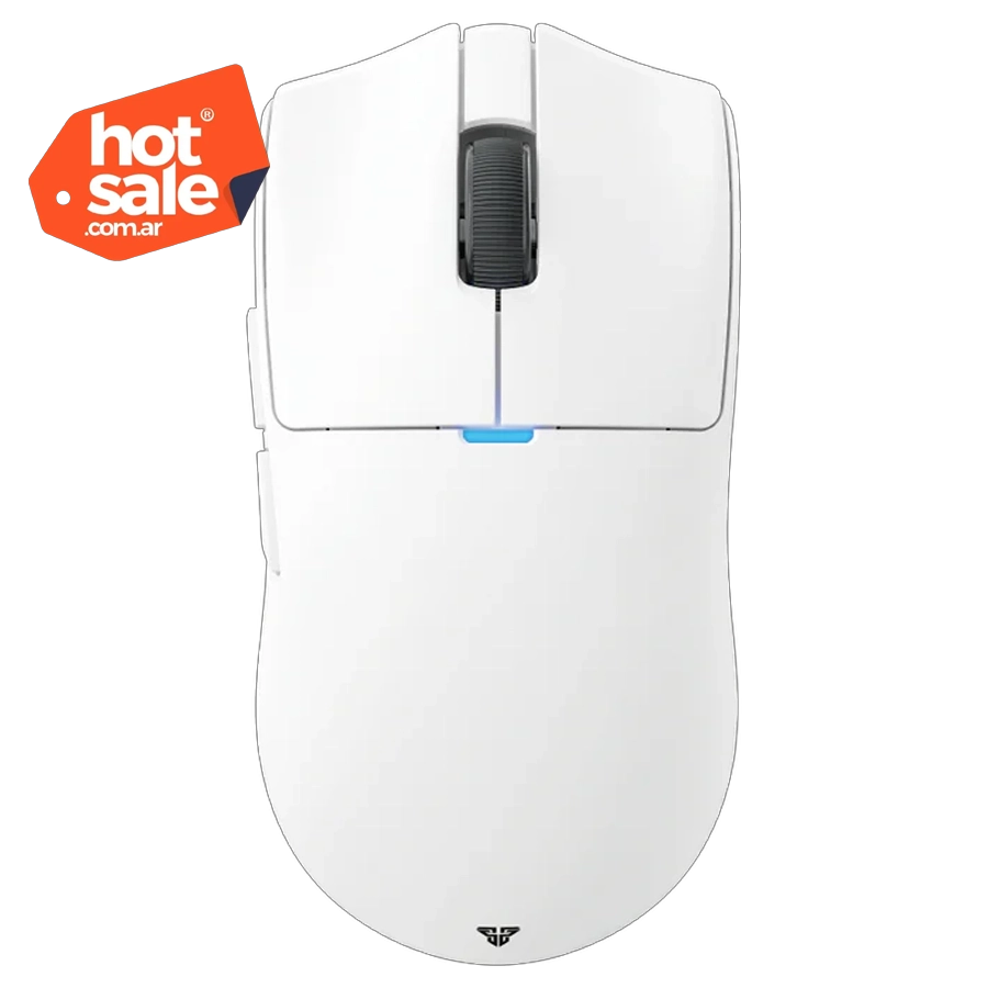 Mouse Inalámbrico Gamer Fantech TANTO E WG13E Recargable Dock RGB 12K DPI 5 Botones BT USB Blanco