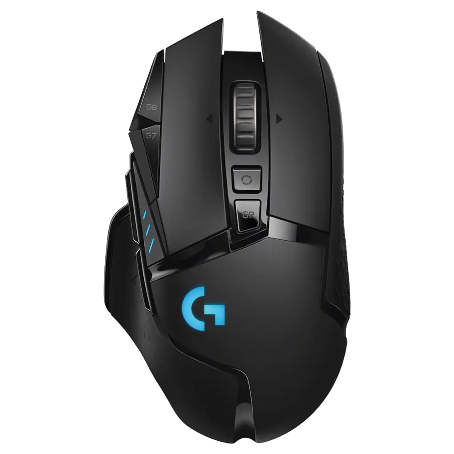 Mouse Inalámbrico Gamer Logitech G502 LIGHTSPEED 25K DPI 11 Botones Peso Ajustable RGB