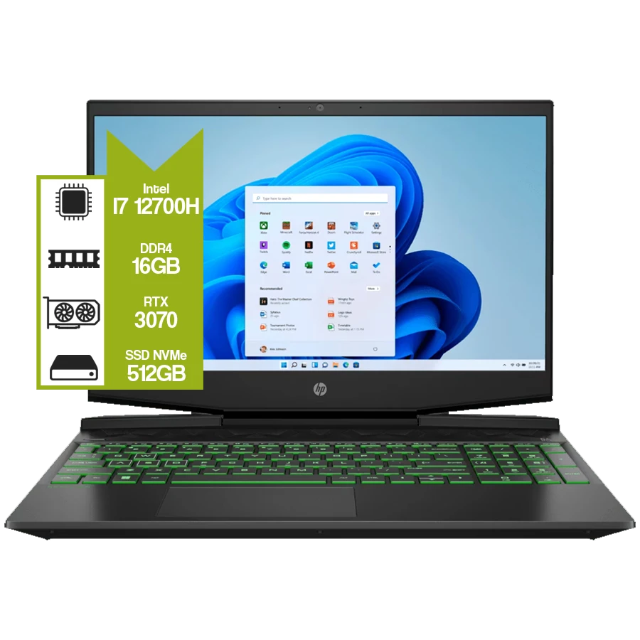 Notebook Gamer HP Pavilion 15-dk1043la 15,6" | i5-10300H | 8GB DDR4 | 512GB SSD | GTX 1650 Ti | W10H