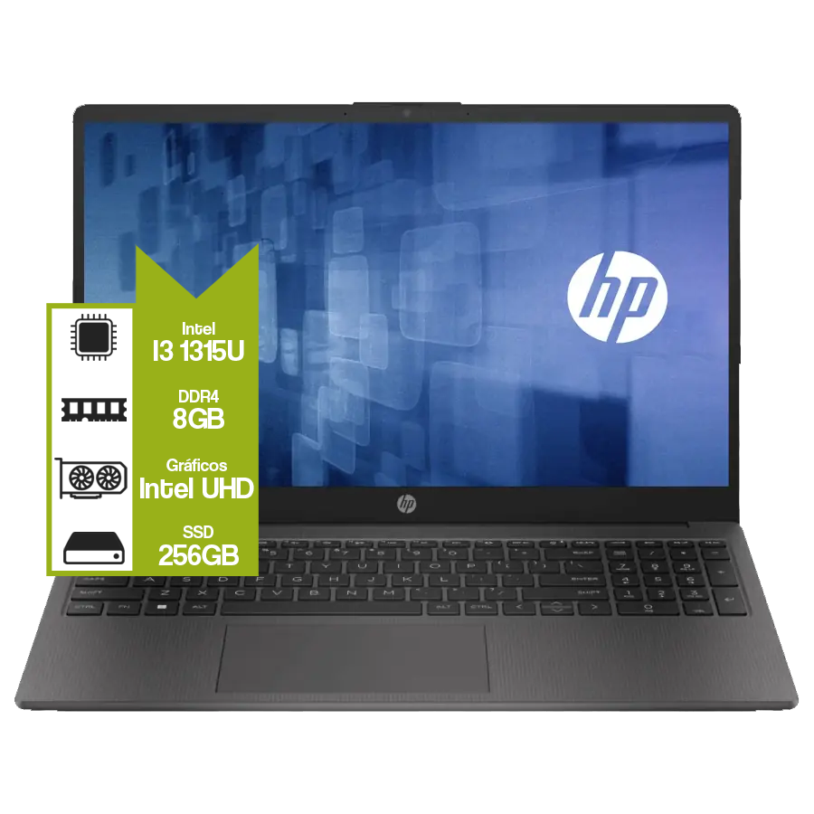Notebook HP 250 G10 15.6" HD IPS | Intel Core i3-1315U | 8GB DDR4 | 256GB NVMe | FreeDOS