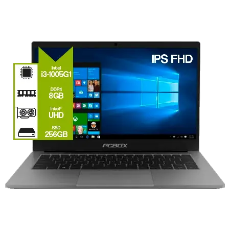 Notebook PCBOX FIRE! 3 PCB-IL3W1 14" IPS FHD | Intel Core i3-1005G1 | 8GB DDR4 | 256GB SSD | W10H