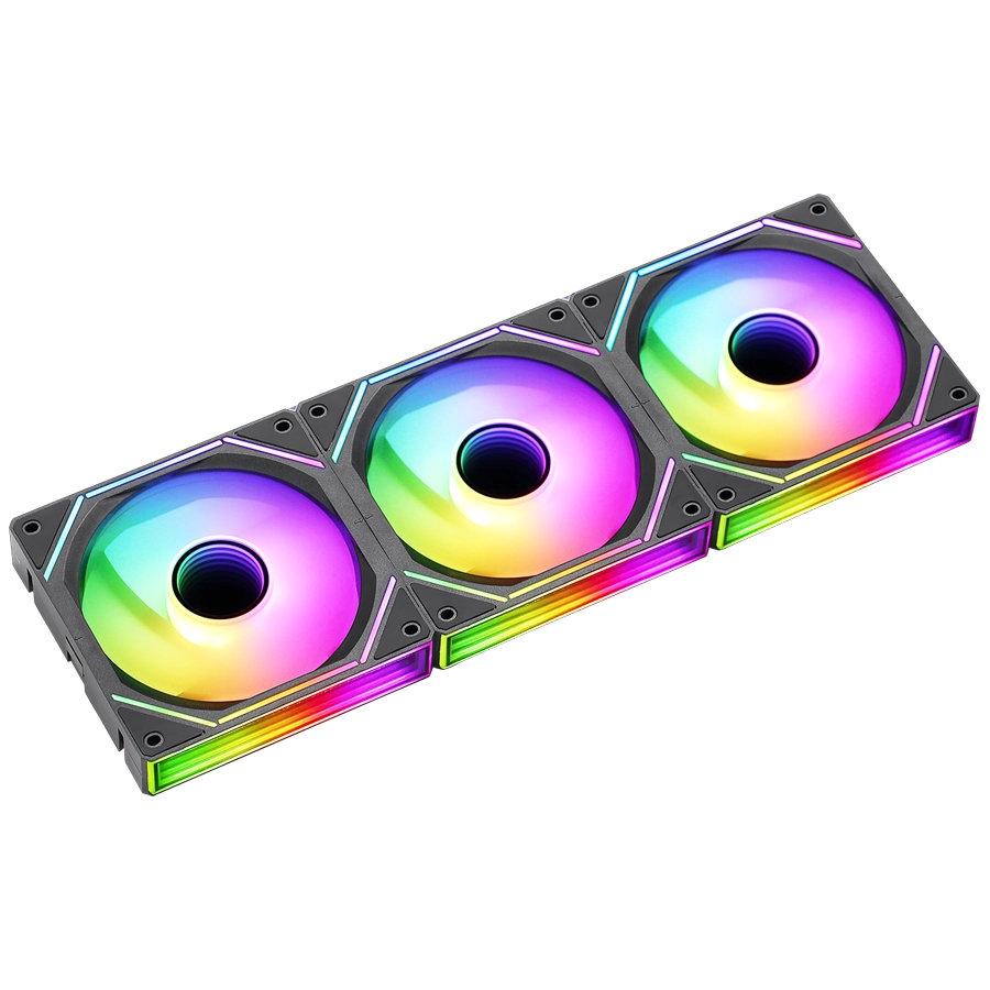 Kit Fan Cooler Formula V Line Air Bridge 3x120mm ARGB 1500 RPM PWM 4pin Negro
