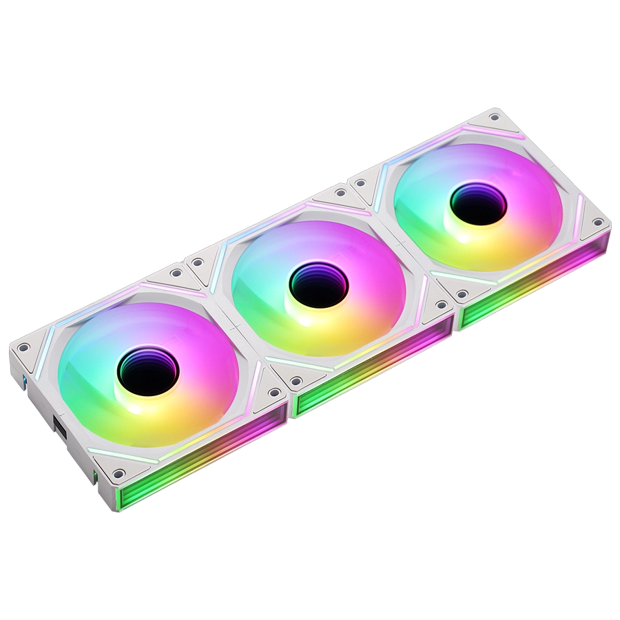 Kit Fan Cooler Formula V Line Air Bridge 3x120mm ARGB 1500 RPM PWM 4pin Blanco