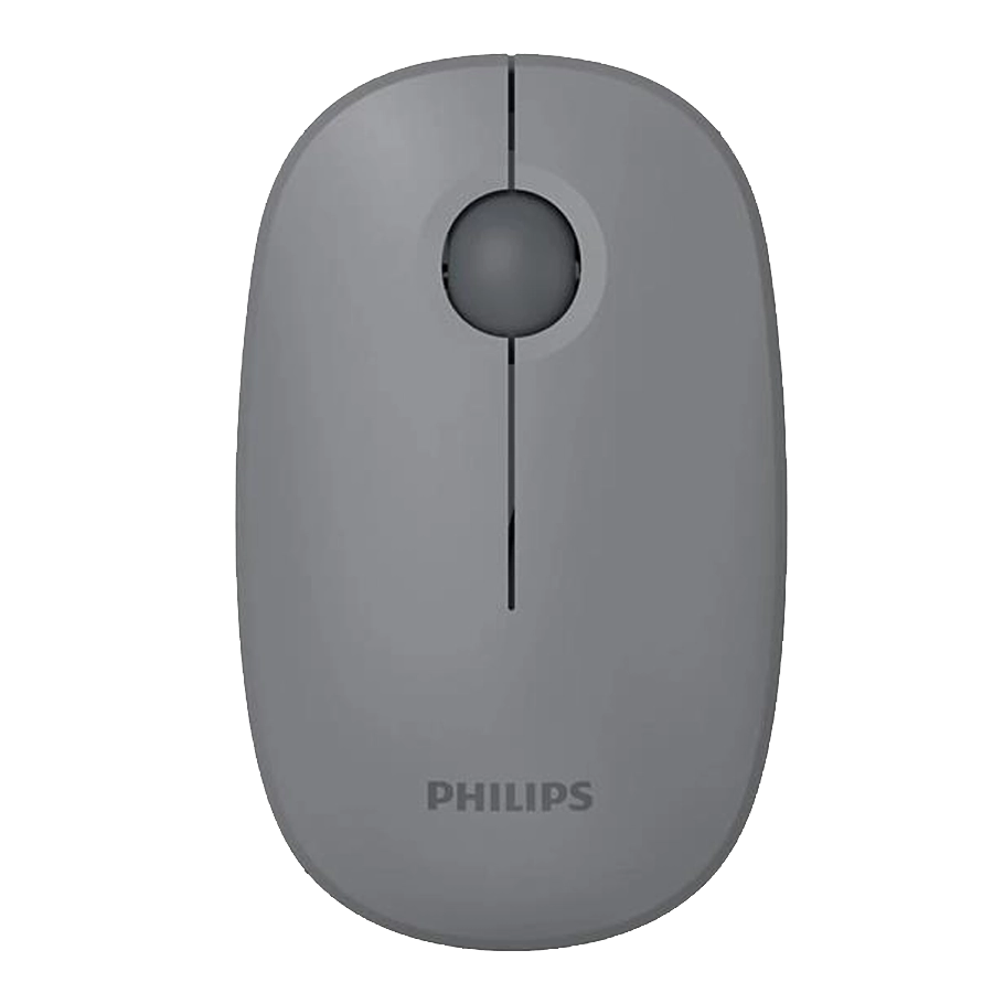 MOUSE INALÁMBRICO PHILIPS SPK7378 3000 SERIES 1600 DPI USB GRIS