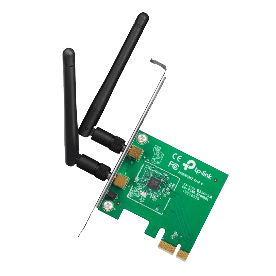 PLACA WI-FI TP-LINK TL-WN881ND PCI-EXPRESS 300MBPS 2.4GHZ 2 ANTENAS