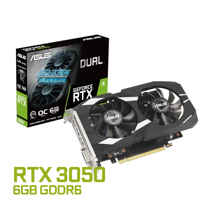 Placa de Video MSI GeForce RTX 3050 VENTUS 2X XS 8G OC 8GB GDDR6 128bit PCIe 4.0 DVI HDMI DP