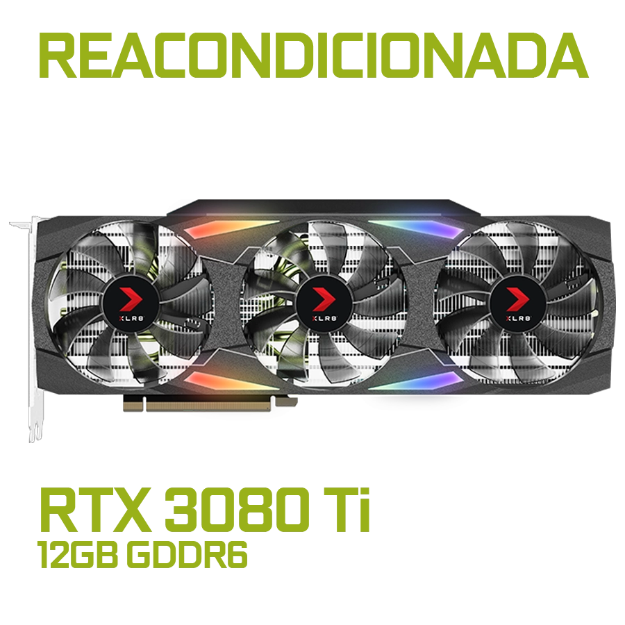 [REACONDICIONADA] Placa de Video PNY GeForce RTX 3080 Ti XLR8 Gaming UPRISING EPIC-X RGB 12GB GDDR6X