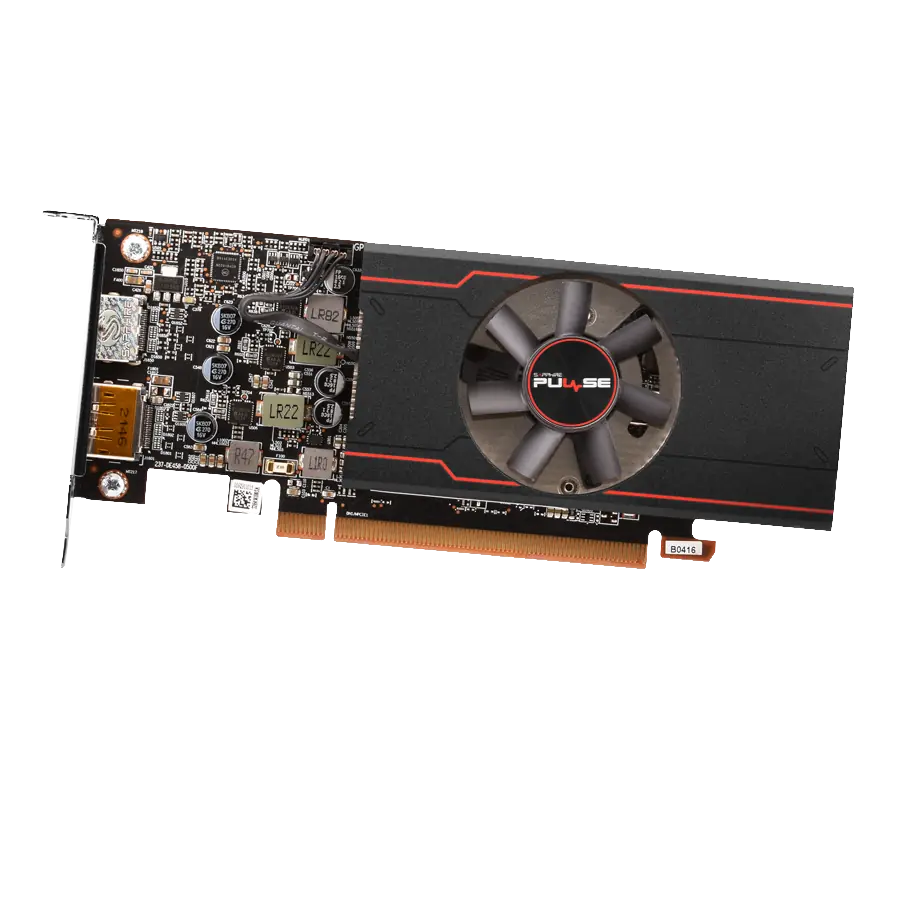 Placa de Video SAPPHIRE PULSE Radeon RX 6400 4GB GDDR6 Low Profile PCIe 4.0