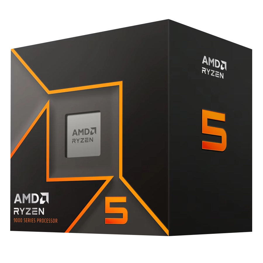 PROCESADOR AMD RYZEN 5 9600 5.2GHZ 32MB GRÁFICOS RADEON ZEN5 AM5 C/ COOLER