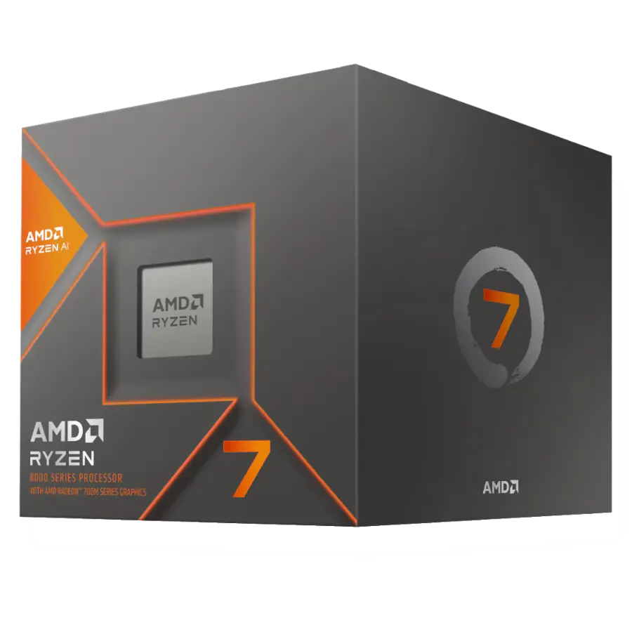 Procesador AMD Ryzen 7 8700G 5.1GHz 16MB 65W AI Gráficos Radeon 780M Zen4 AM5 c/ Cooler