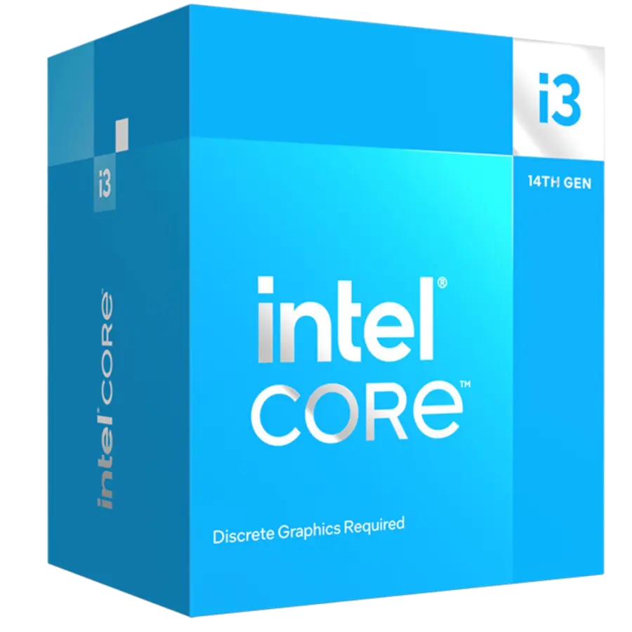 Procesador Intel Core i3-14100F 4.7GHz 12MB Raptor Lake LGA1700 c/ Cooler