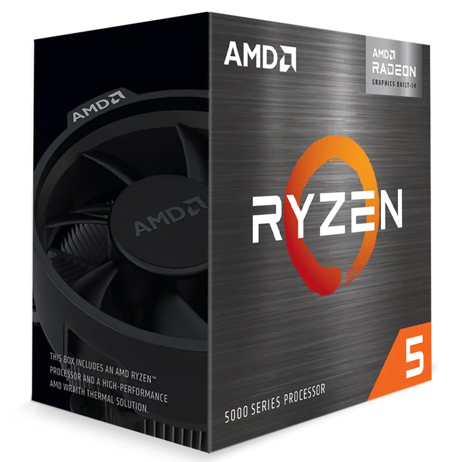 PROCESADOR AMD RYZEN 5 5600GE 6C/12T 4.4GHZ 19MB 35W GRÁFICOS RADEON ZEN 3 AM4 C/ COOLER