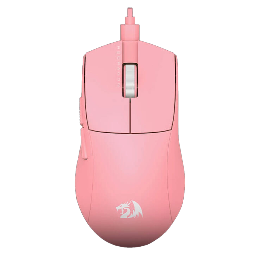 MOUSE GAMER REDRAGON K1NG KING M724P 12400 DPI 1000HZ 5 BOTONES USB ROSA
