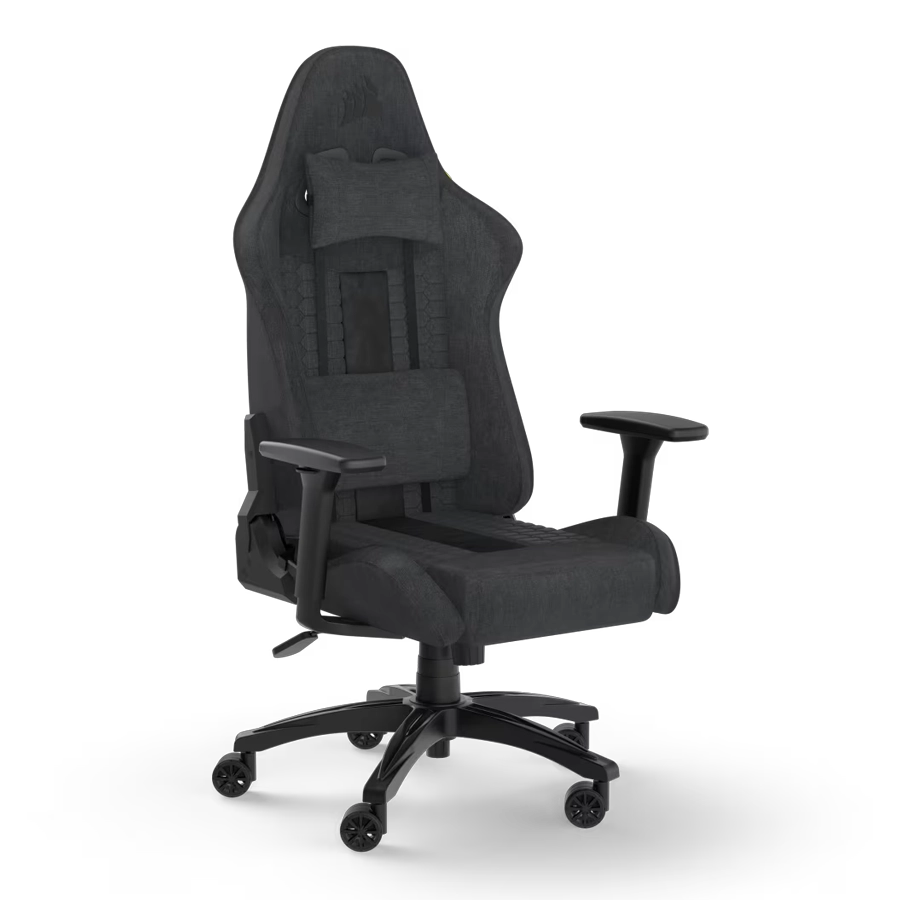SILLA BUTACA GAMER CORSAIR TC100 RELAXED TEJIDO SUAVE GRIS