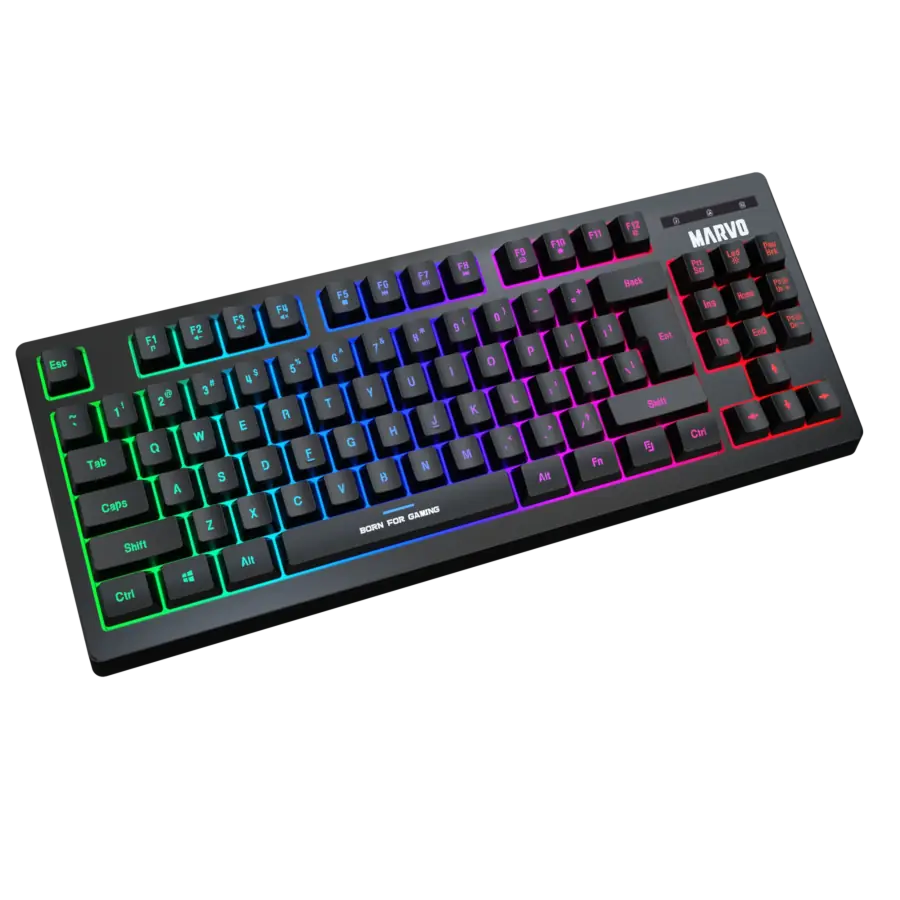 Teclado Gamer Marvo K607 TKL RGB Español