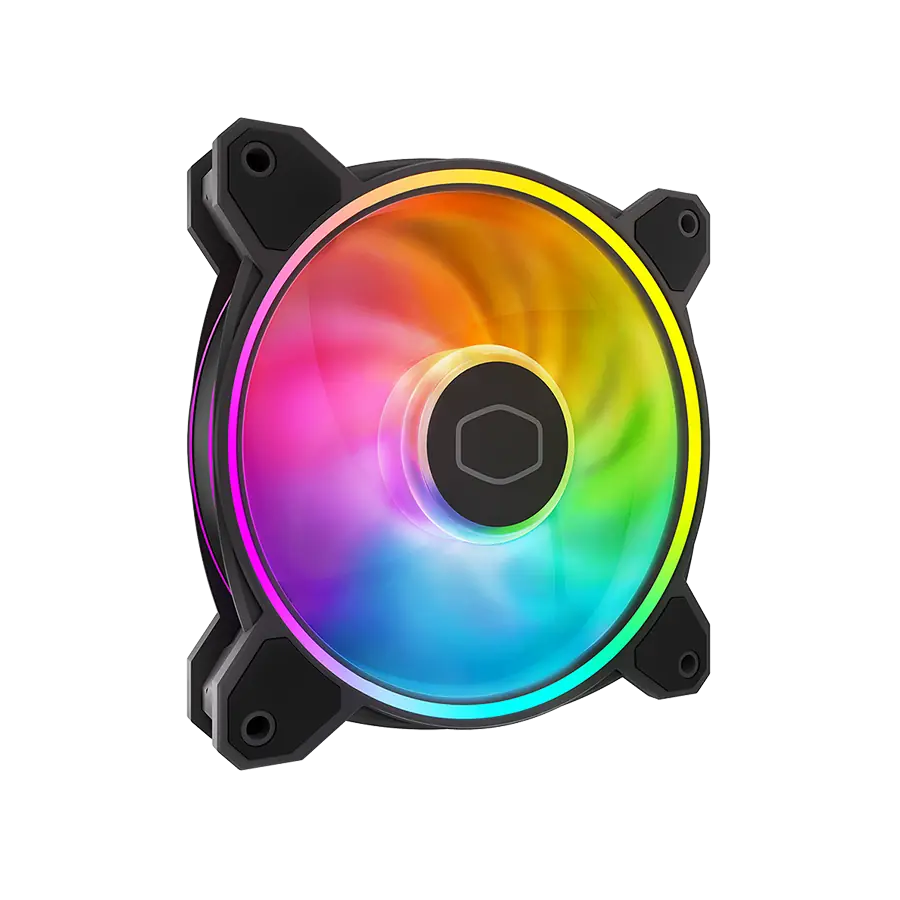 Ventilador Fan Cooler Master MasterFan MF120 HALO2 Negro ARGB 2050rpm 4pin PWM