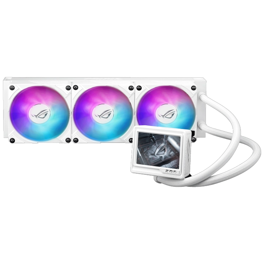 WATER COOLER CPU ASUS ROG RYUJIN III 360 ARGB EXTREME MONITOR LCD 3.5" ARGB PWM BLANCO AM5 1851