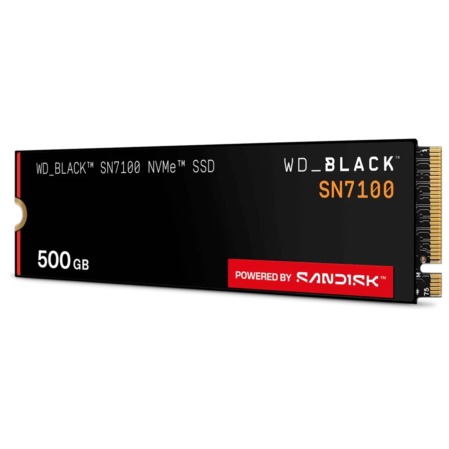 DISCO SÓLIDO SSD GAMER WESTERN DIGITAL WD_BLACK SN7100 NVME 500GB M.2 2280 PCIE GEN4X4 6800MB/S