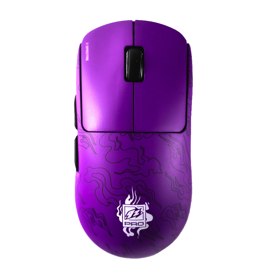 Mouse Inalámbrico Gamer 9Z Spectre 26K DPI 6 Botones BT USB Violeta
